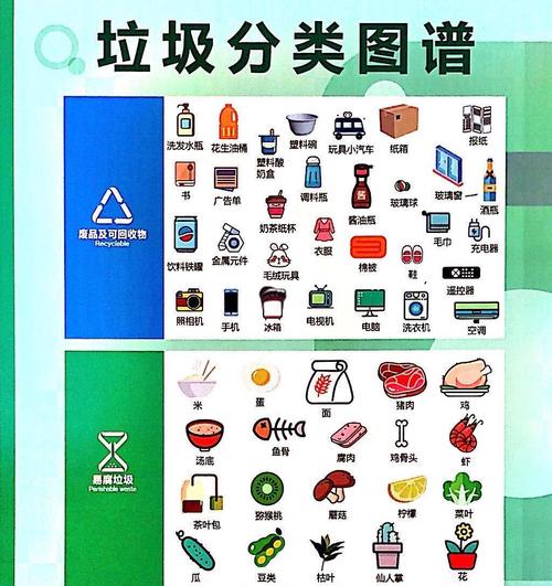 垃圾分类误区图谱（垃圾分类中易错混淆点）