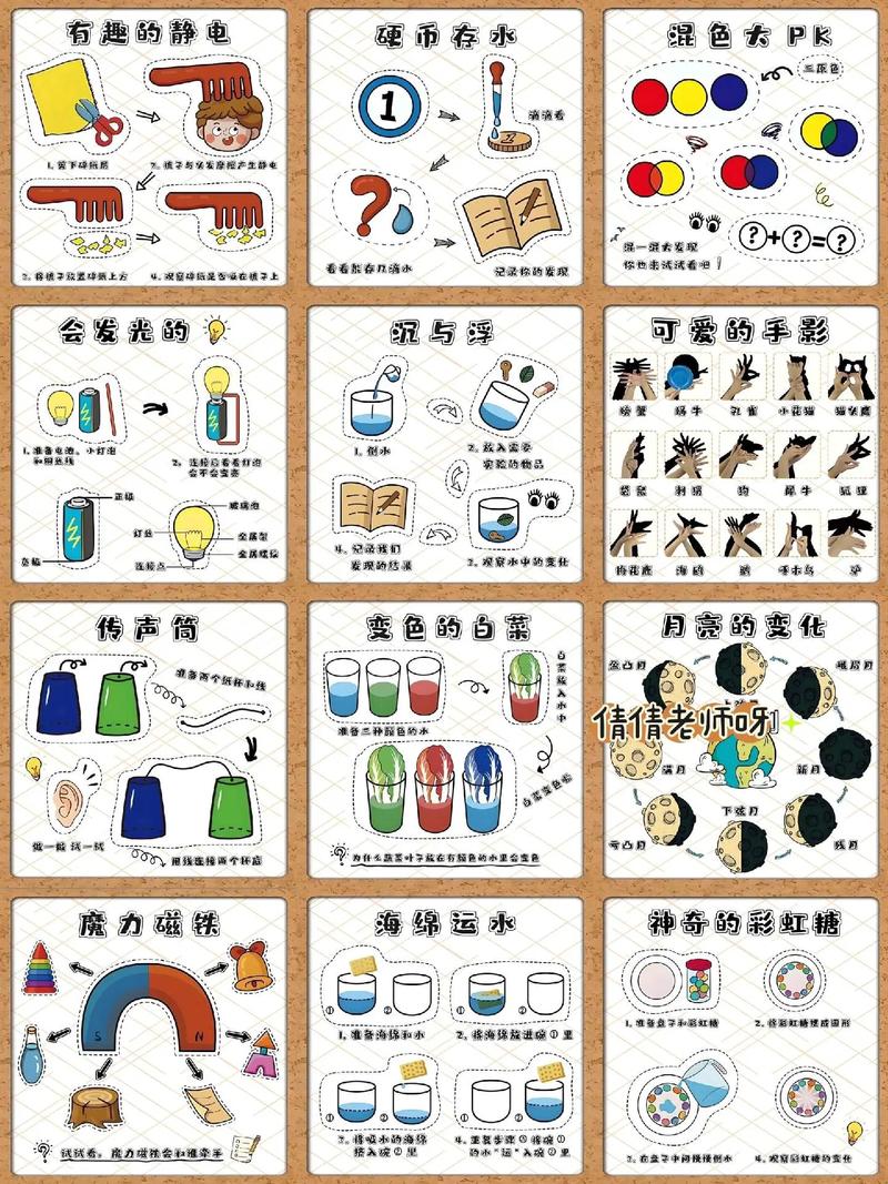 亲子科学实验清单（亲子互动科学小实验）