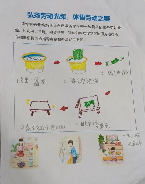 家务能力培养阶梯（家务能力评定）